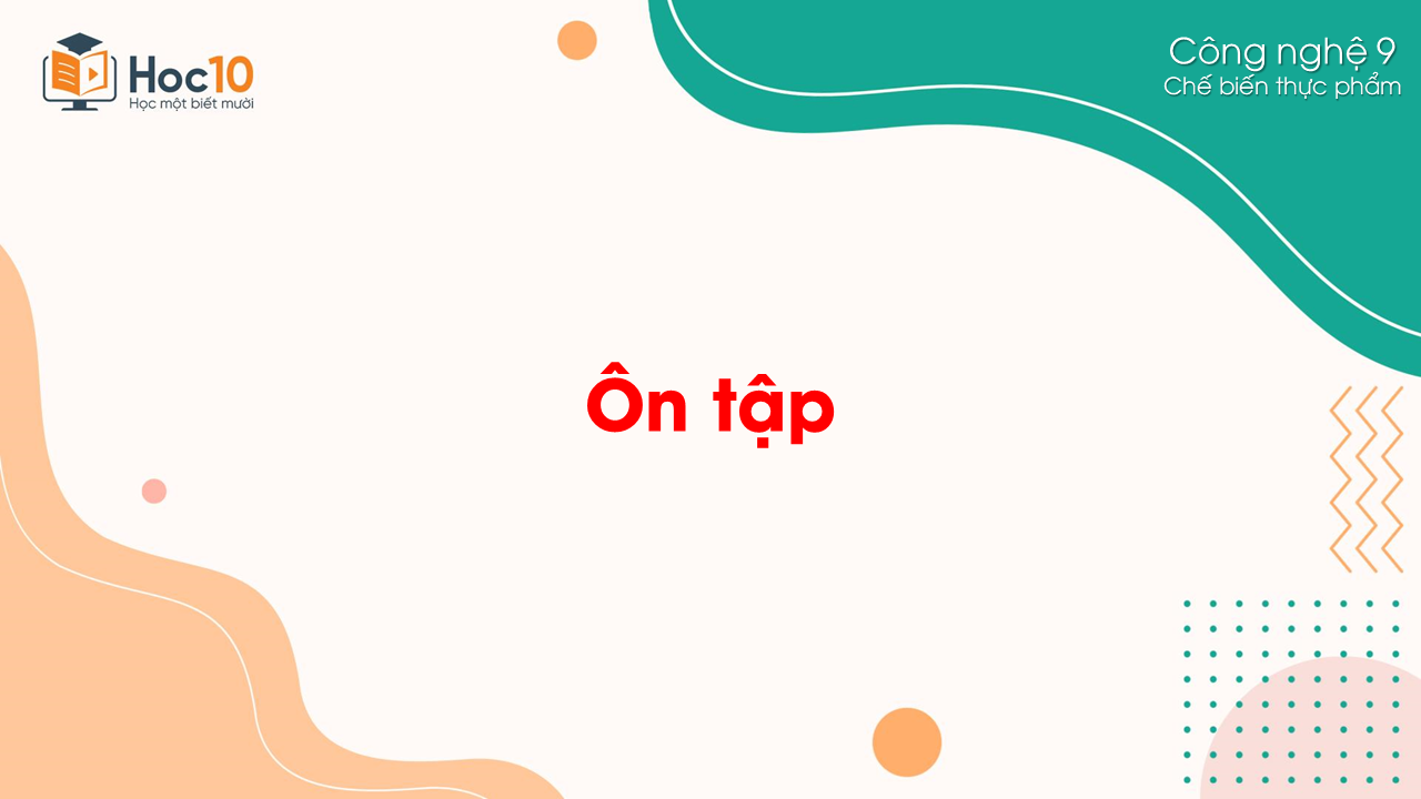 CBTP - Ôn tập