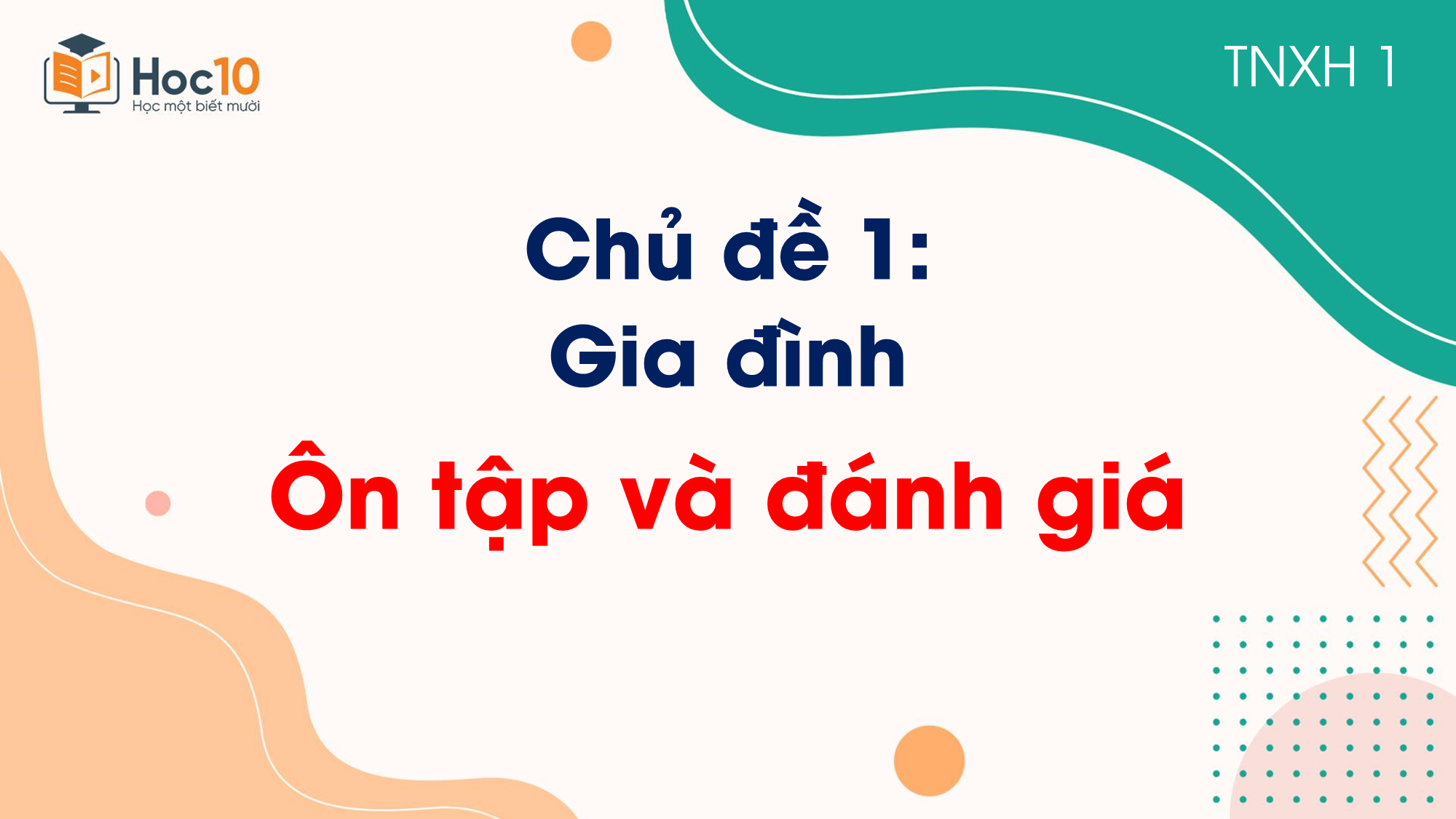Chủ đề 1. Ôn tập và đánh giá