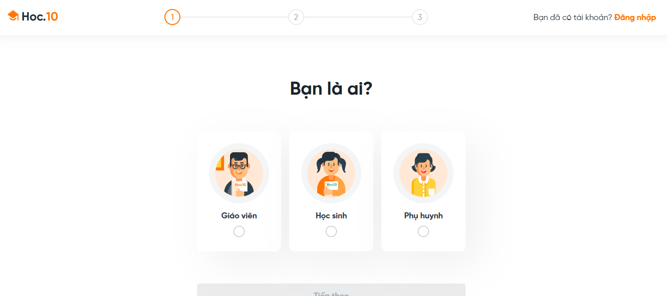 Bước 2: Chọn vị trí tương ứng